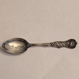 Sterling Silver Souvenir Spoon University Of Chicago